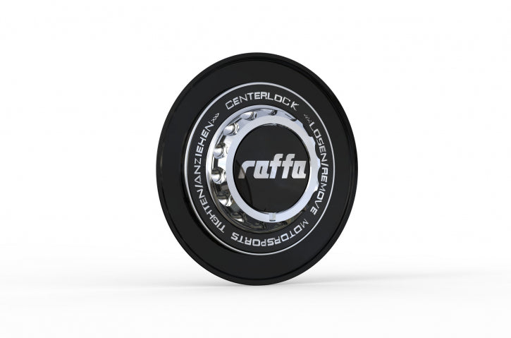 RAFFA WHEELS RF-04 ALU ZENTRALVERSCHLUSS OPTIK DECKEL SCHWARZ