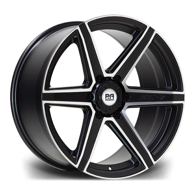 RIVIERA XTREME 800XR 20X9 6X139 NB25 110 SATIN BLACK MILLED EDGE