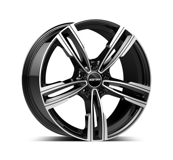 GMP Reven  9x19 ET37 5x120 NB72.6 Black diamond