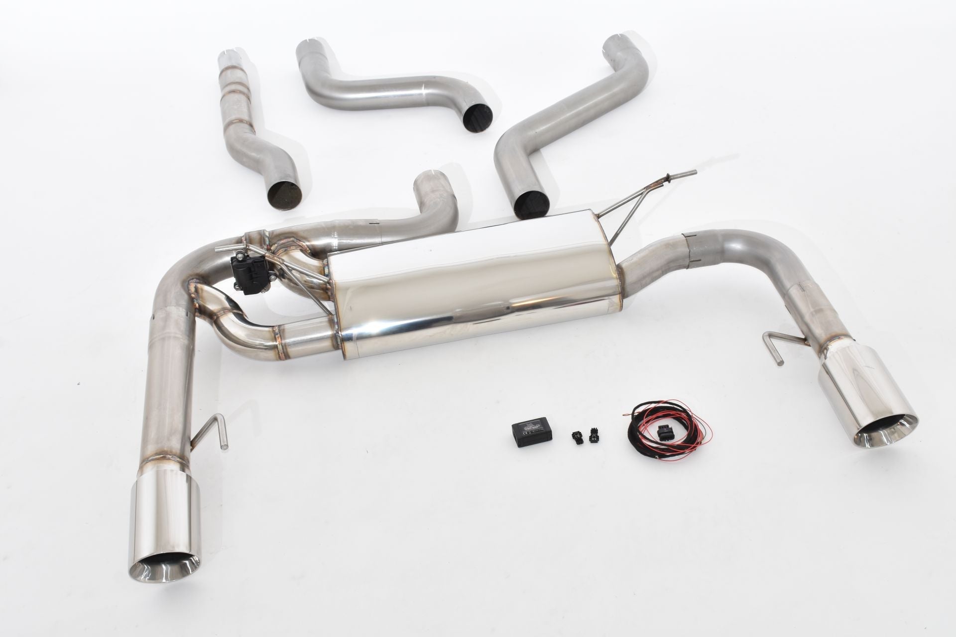 Streetbeast 76mm Duplex-Anlage Sportauspuff mit Klappensteuerung für Ford Focus