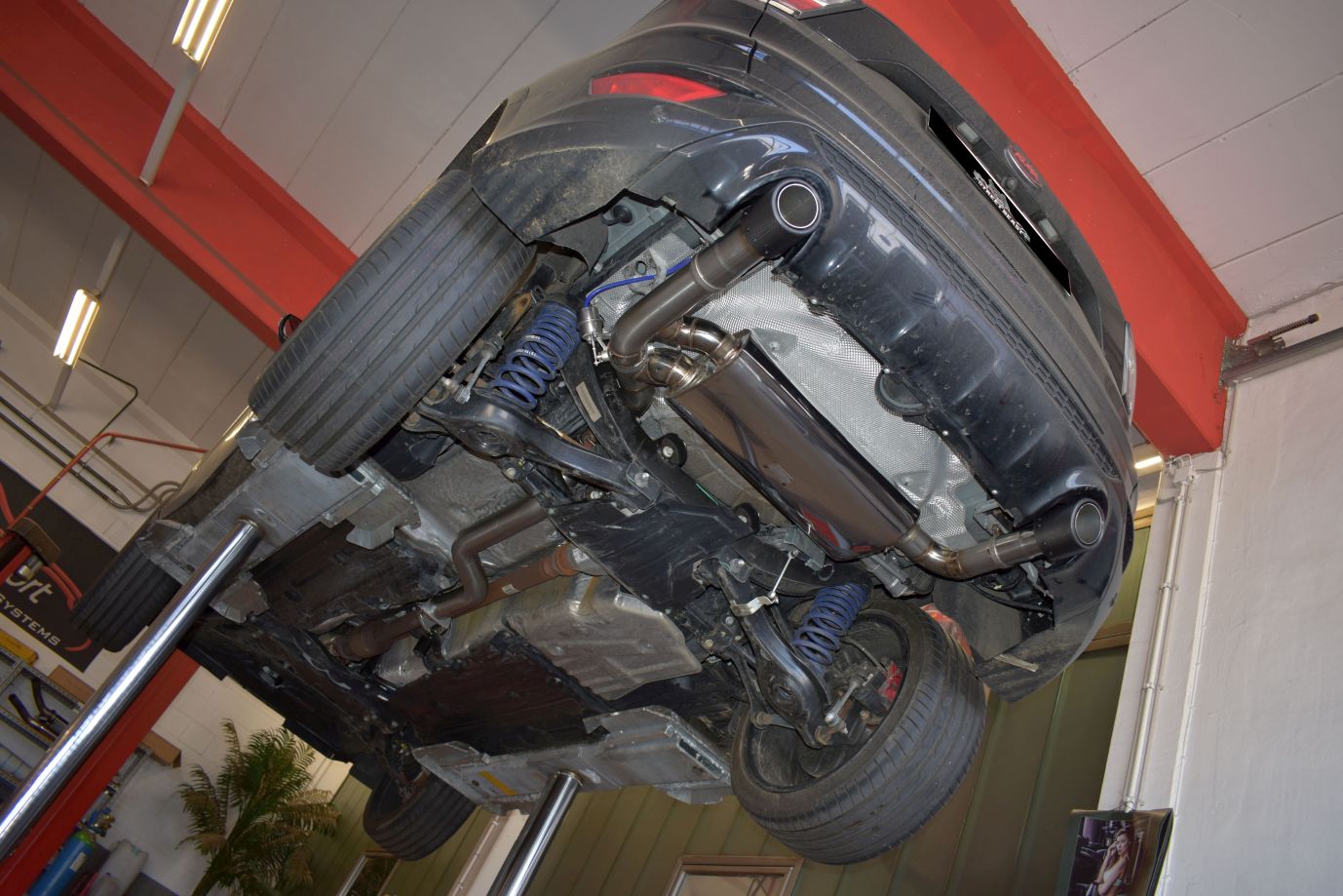 Streetbeast 76mm Duplex-Anlage Sportauspuff mit Klappensteuerung für Ford Kuga 2