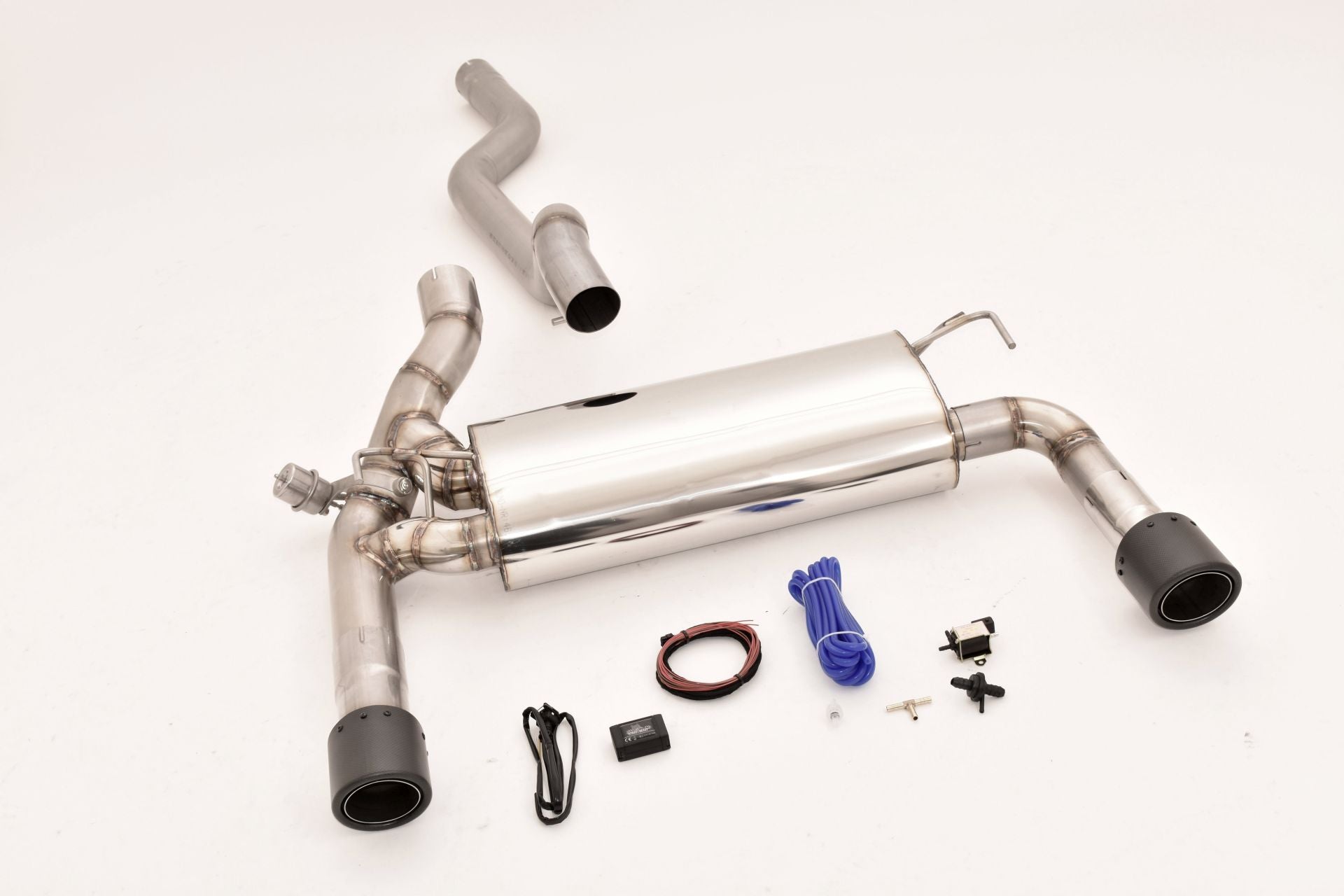 Streetbeast 76mm Duplex-Anlage Sportauspuff mit Klappensteuerung für Ford Kuga 2