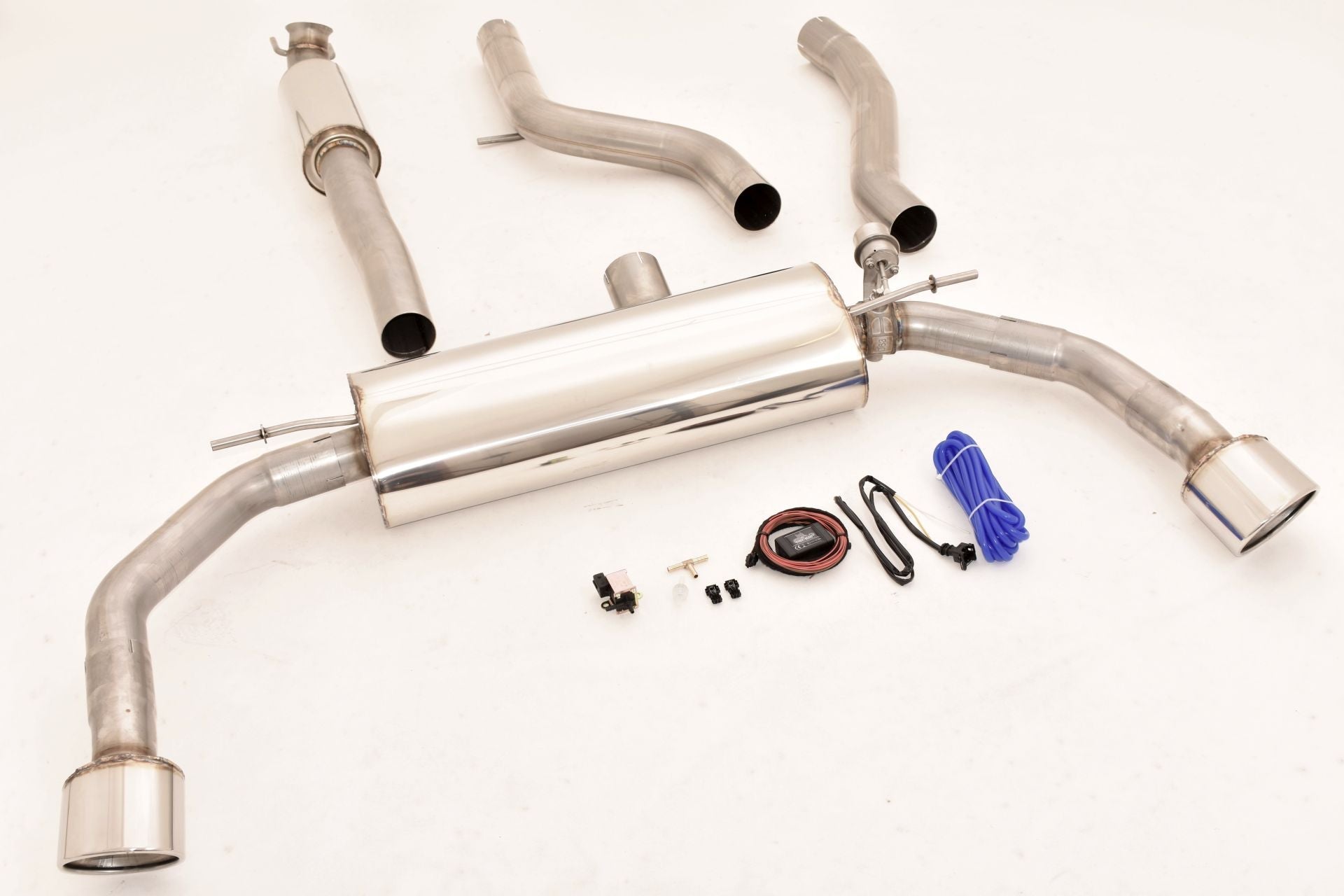 Streetbeast 76mm Duplex Sportauspuff mit Klappensteuerung für Mercedes W176
