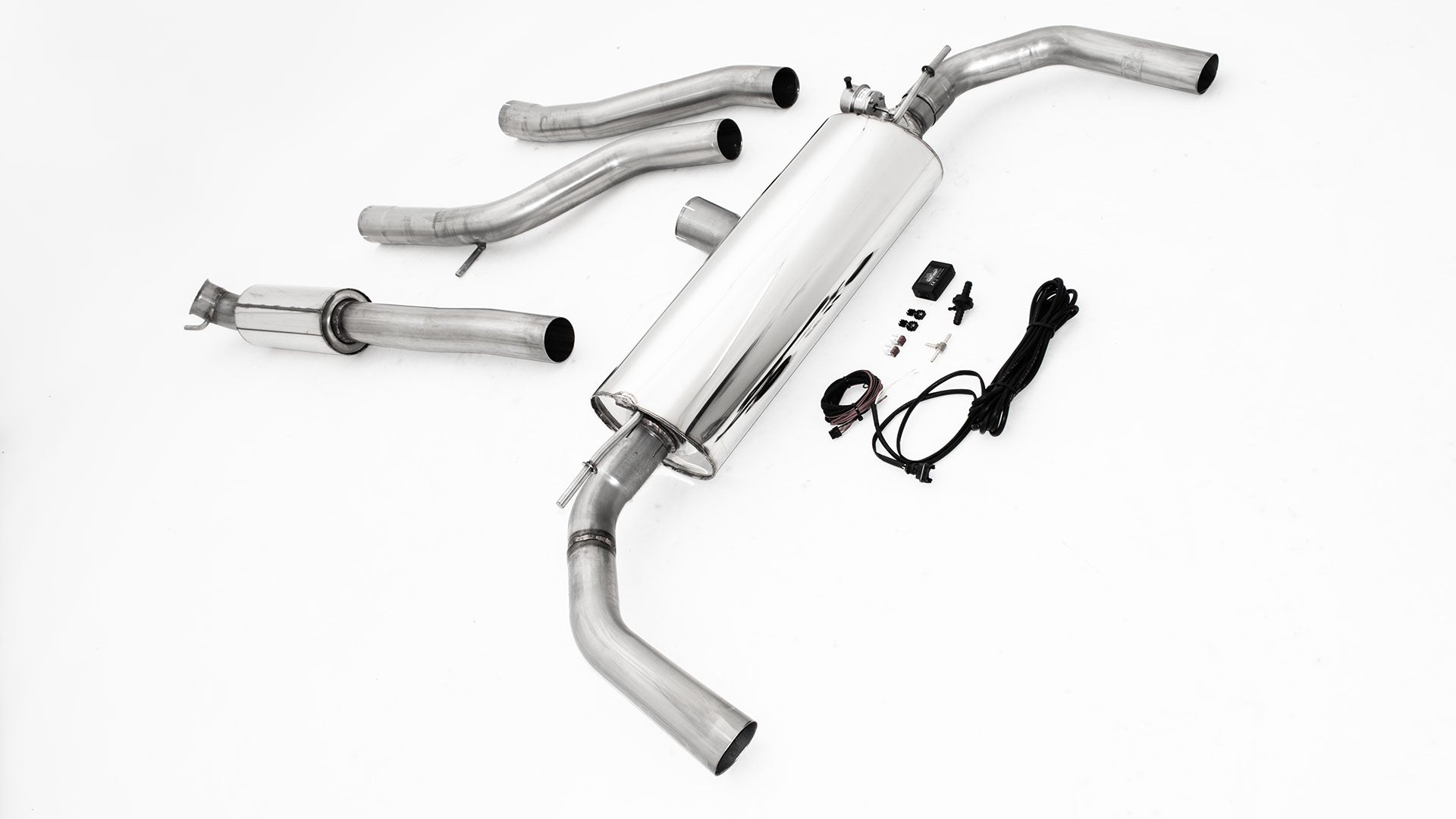 Streetbeast 76mm Duplex Sportauspuff Klappensteuerung für Mercedes C117