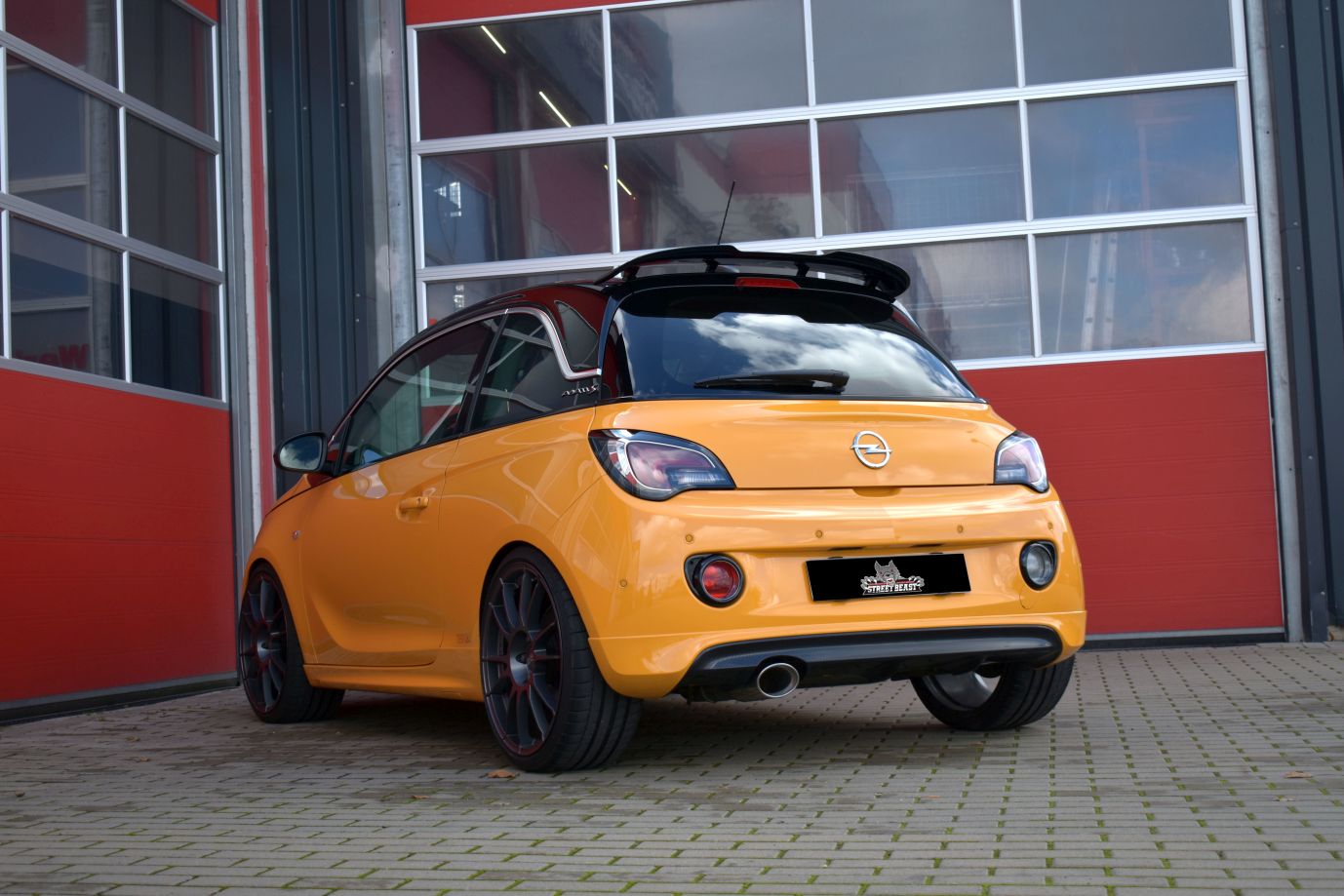 Streetbeast 70mm Sportauspuff Anlage mit Klappensteuerung für Opel AdamS ROCKS S