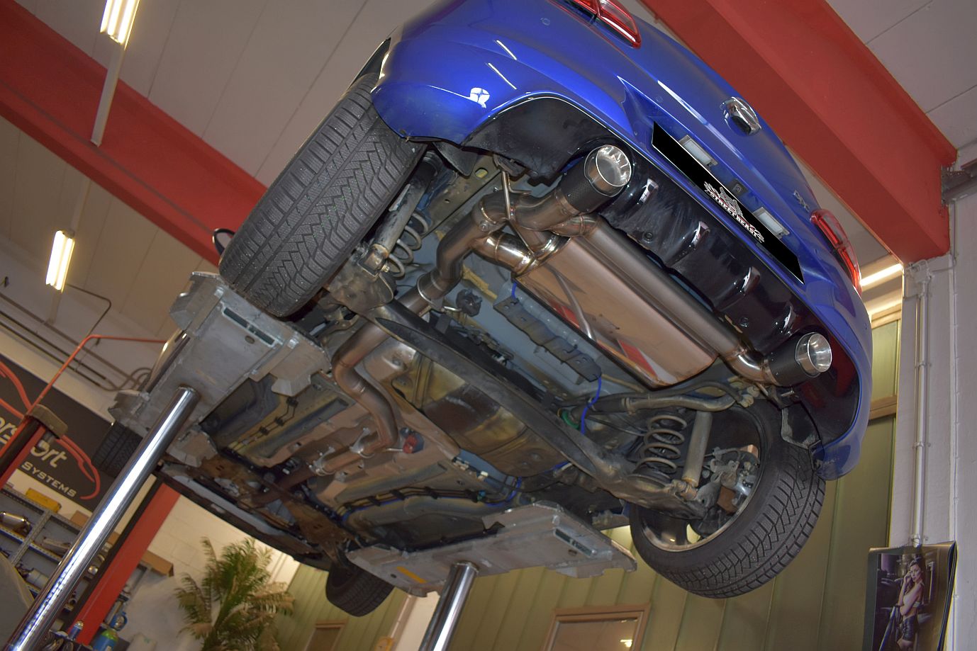 Streetbeast 76mm Duplex Sportauspuff mit Klappensteuerung für Opel Corsa E OPC