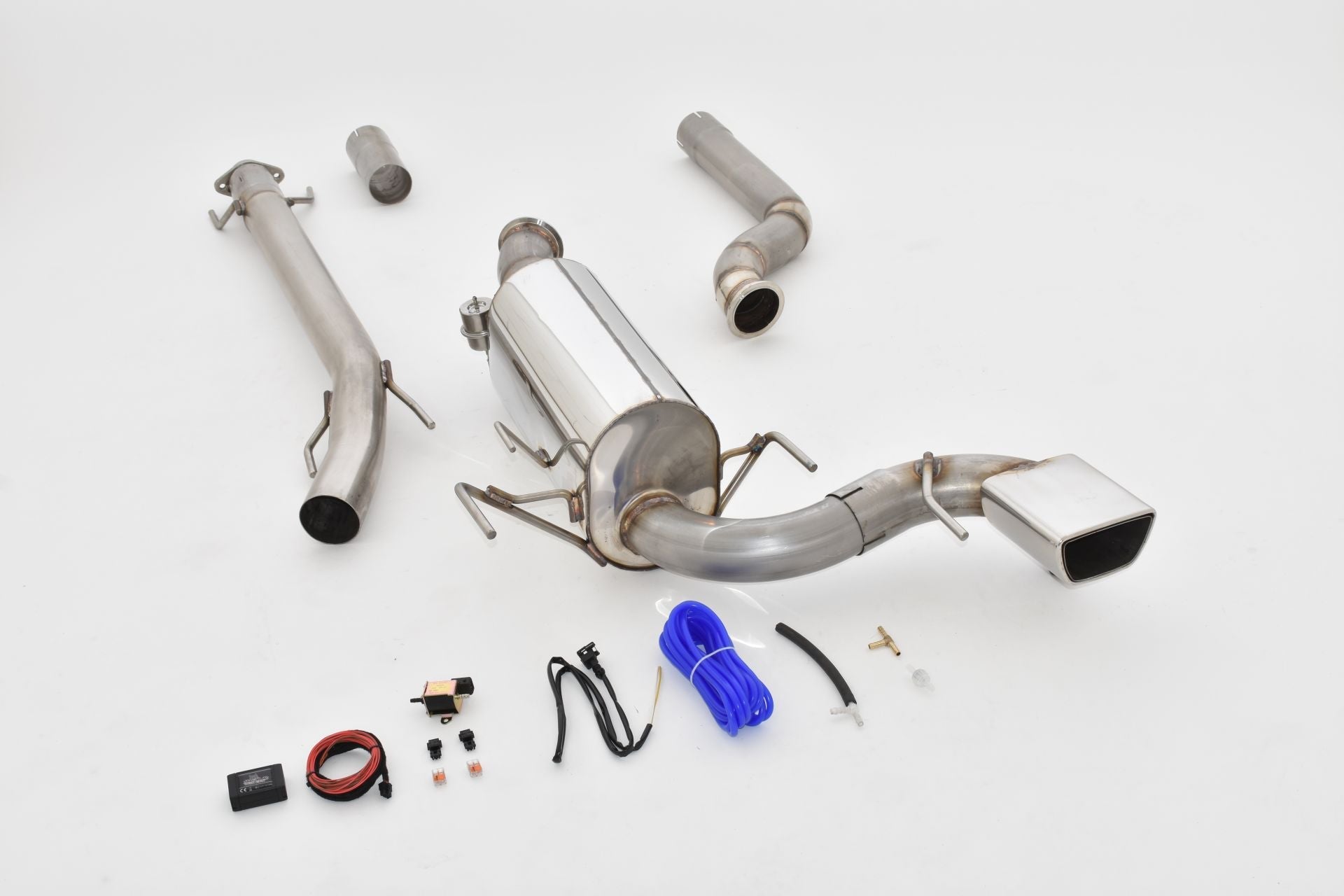Streetbeast 76mm Duplex Sportauspuff mit Klappensteuerung für Opel Astra H OPC