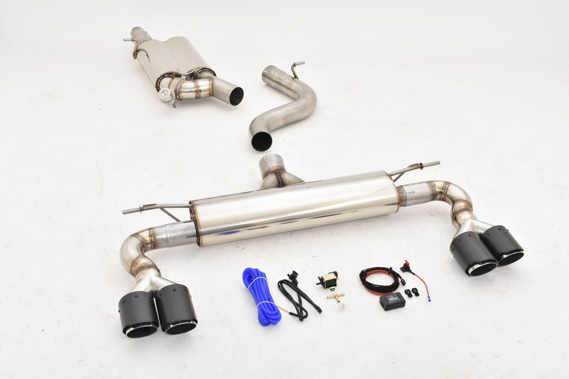 Streetbeast 76mm Duplex Sportauspuff mit Klappensteuerung für Seat Ateca Allrad