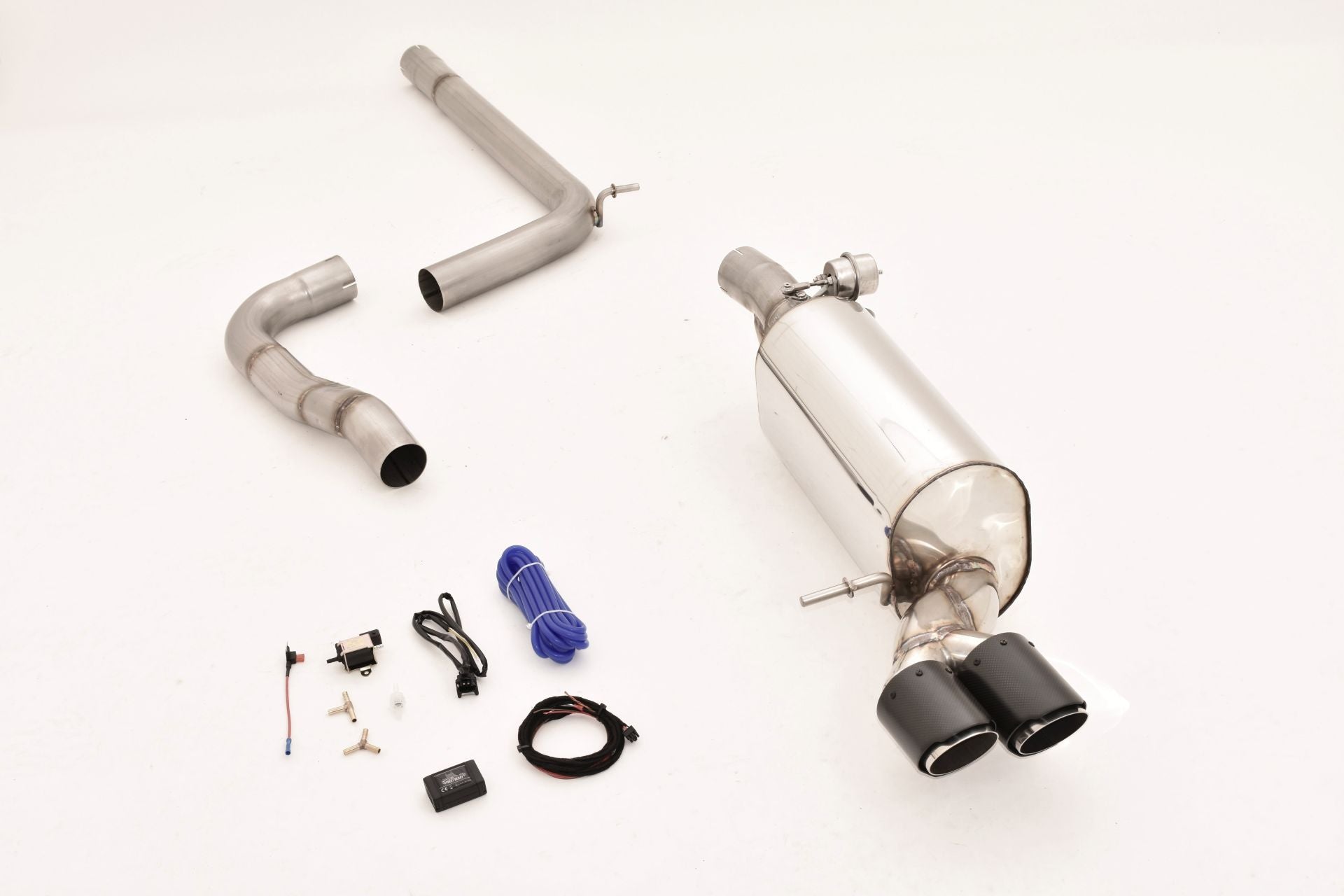 Streetbeast 70mm Sportauspuff Single-Anlage mit Klappensteuerung für VW Polo AW