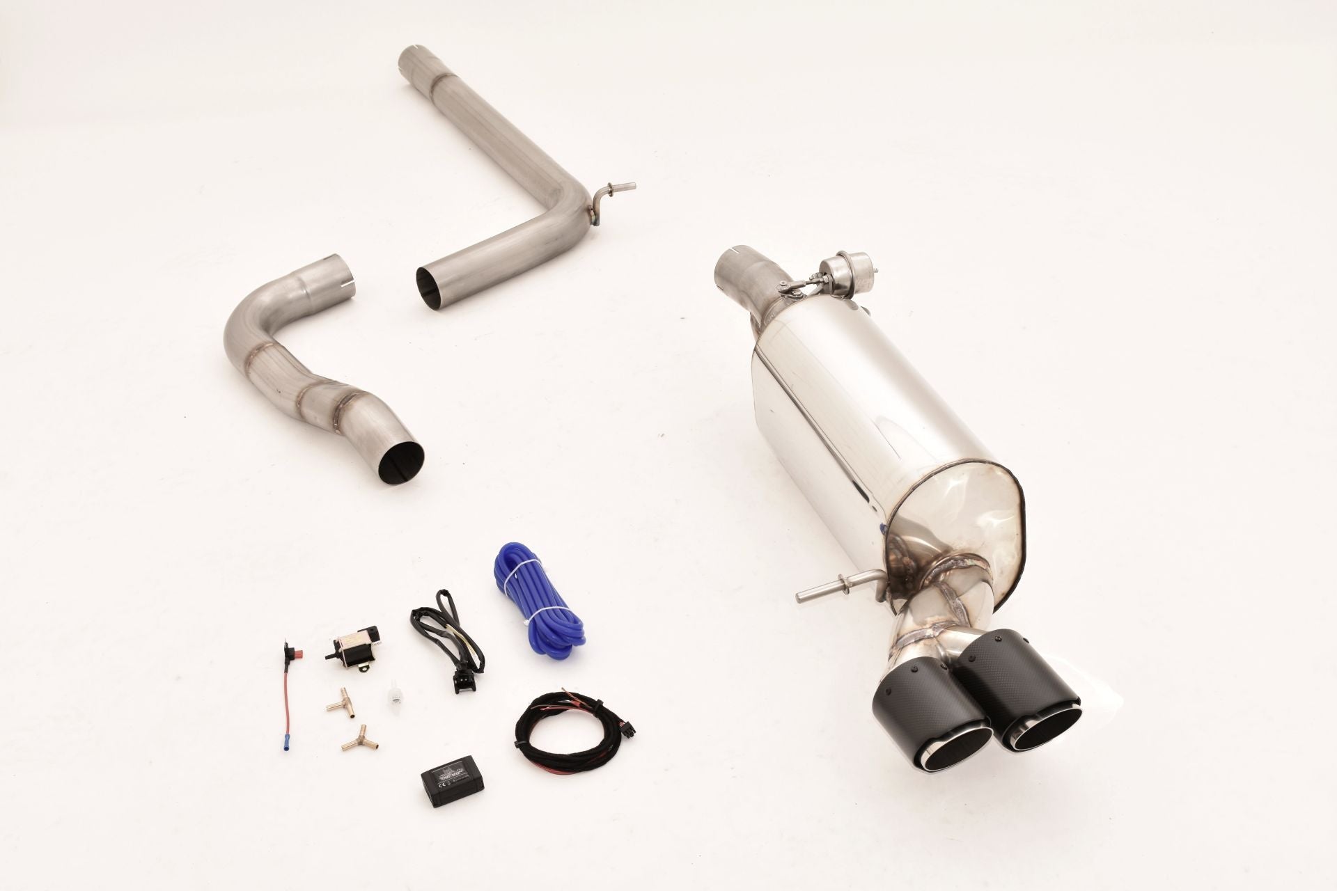 Streetbeast 70mm Sportauspuff Single-Anlage mit Klappensteuerung für VW Polo AW