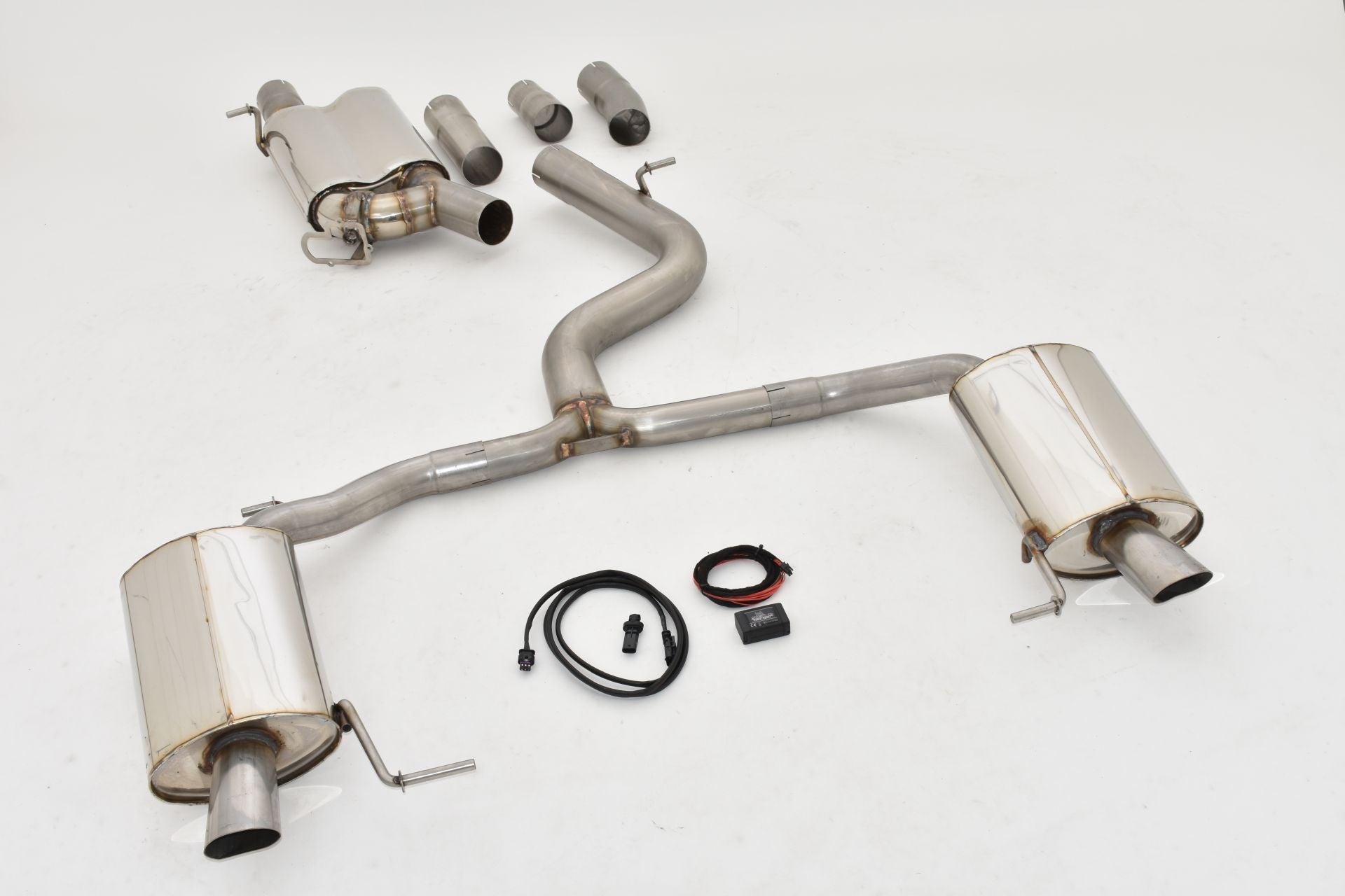 Streetbeast 76mm Duplex Sportauspuff mit Klappensteuerung für VW Arteon 3H