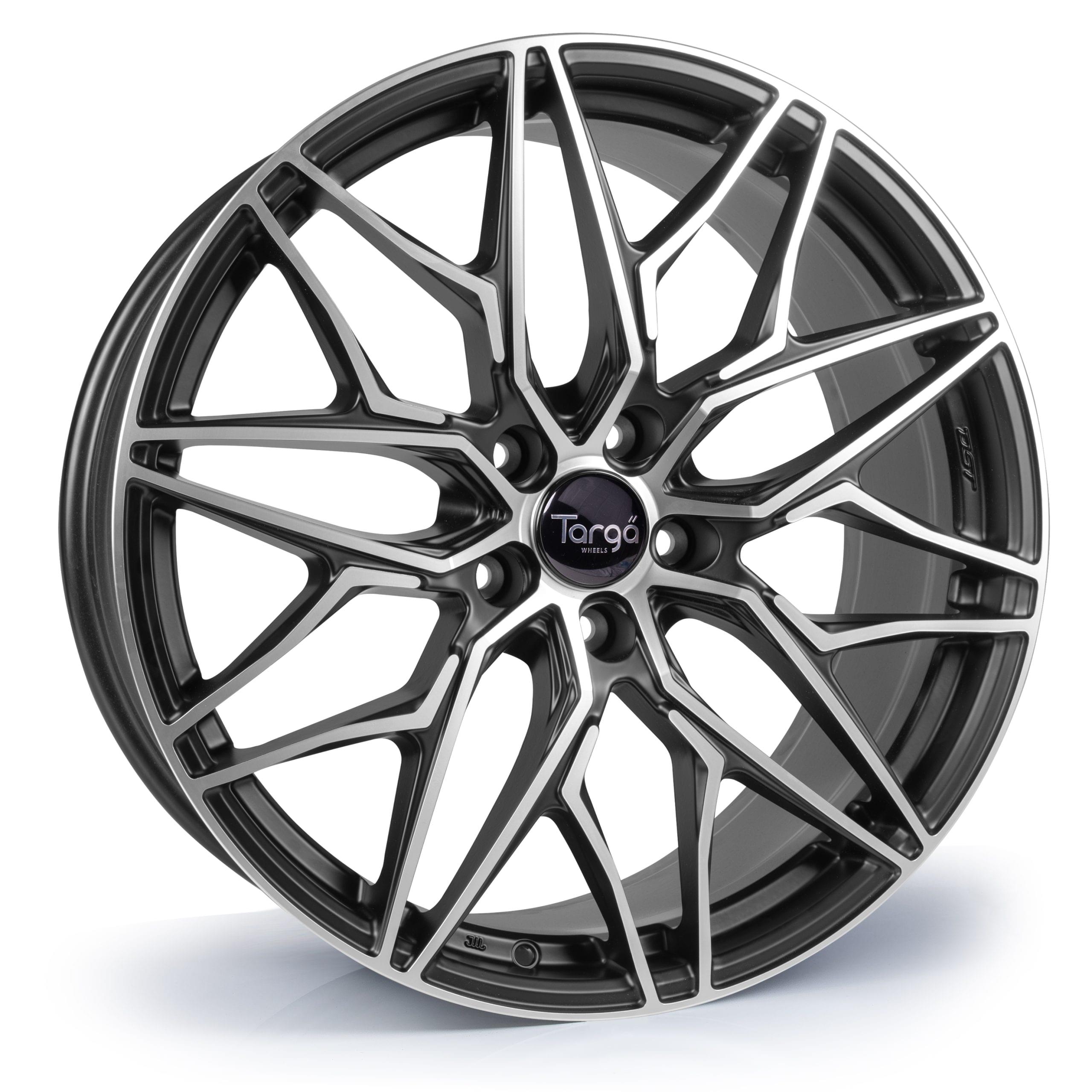 Targa TG6-FF 9x20 5x112 ET42 CB73.1 Matt Black / Machined Face