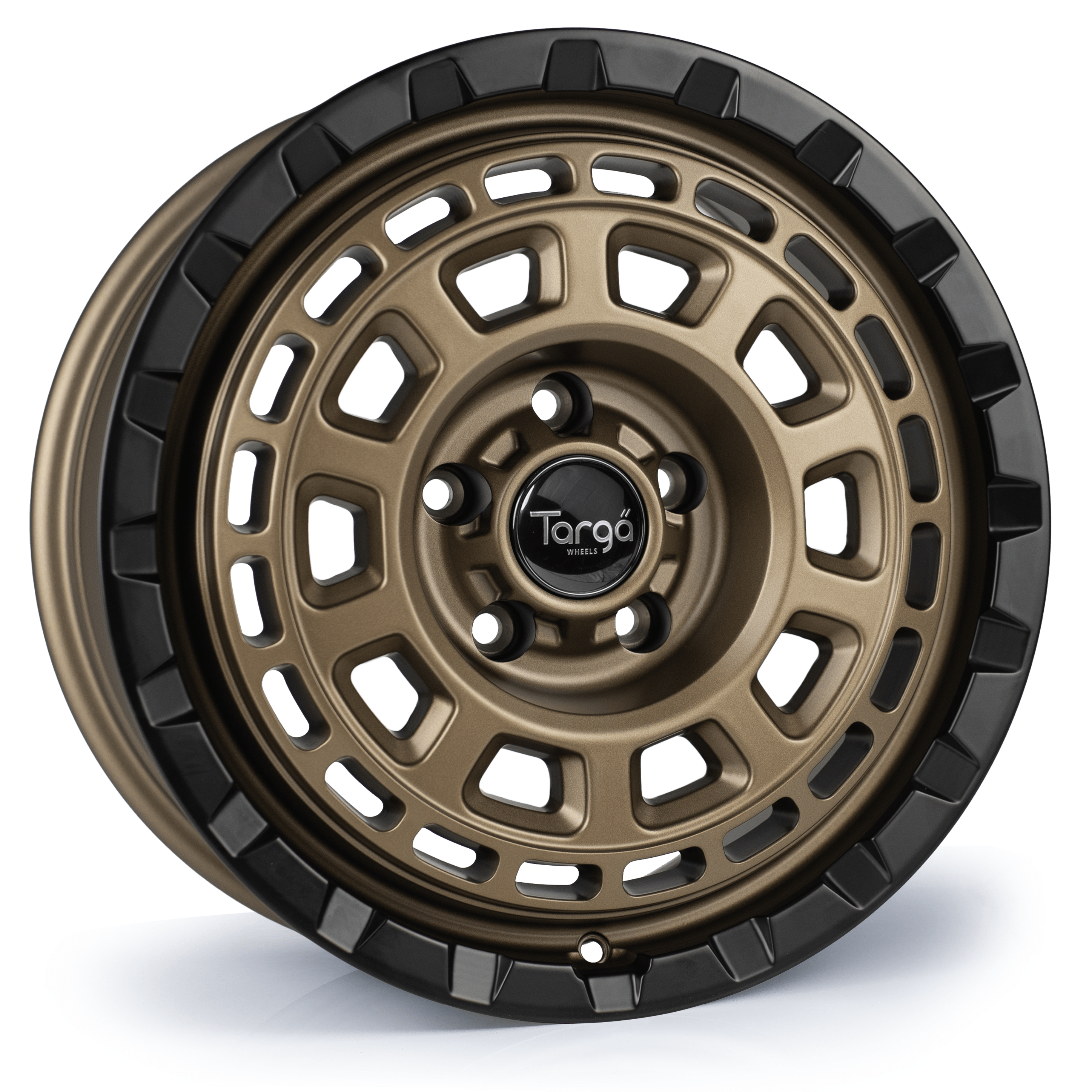 Targa TG9-HD 8x17 6x130 ET45 CB84.1 Bronze Centre Matt Black Lip