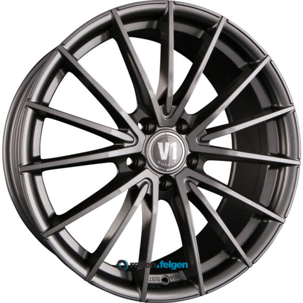 V1 Wheels V2 8x18 ET35 5x120 NB72.6 Daytona Grau DG+