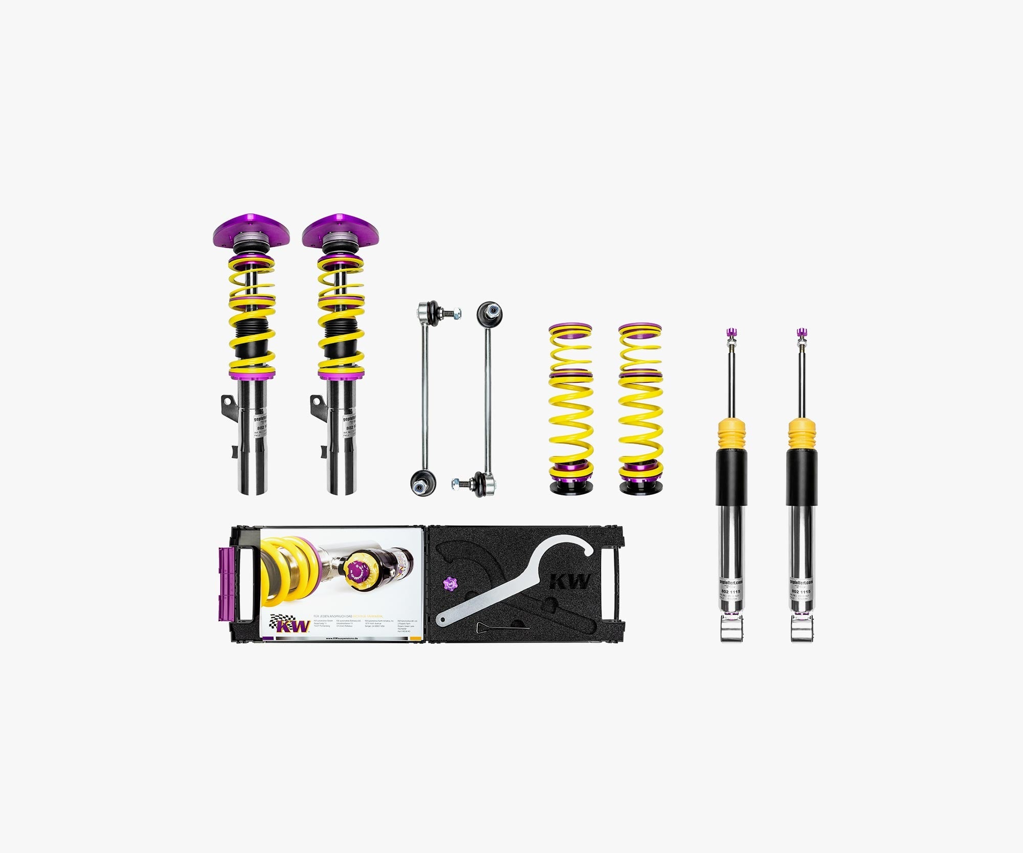 gepfeffert.com Gewindefahrwerk Clubsport V3 BMW M2 / M3 / M4 (mit Sturzdomlager)