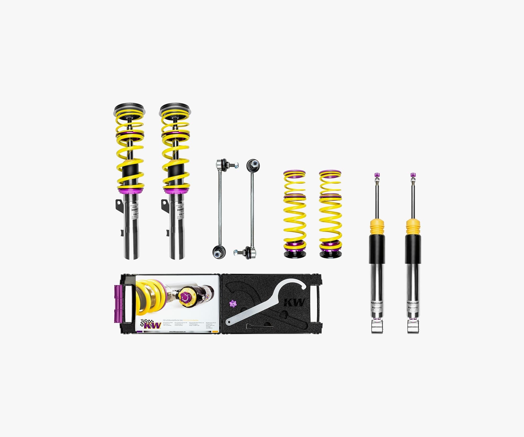 gepfeffert.com V3 Ø55mm (kleine tiefe Version ab 1061kg Achslast, ohne Sturzdomlager)