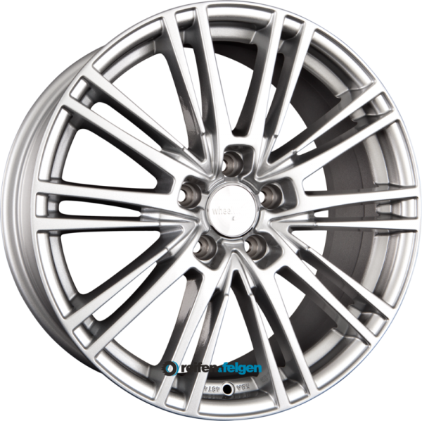 WHEELWORLD WH18 8x18 ET35 5x112 NB66.6 Race Silber Lackiert (RS)