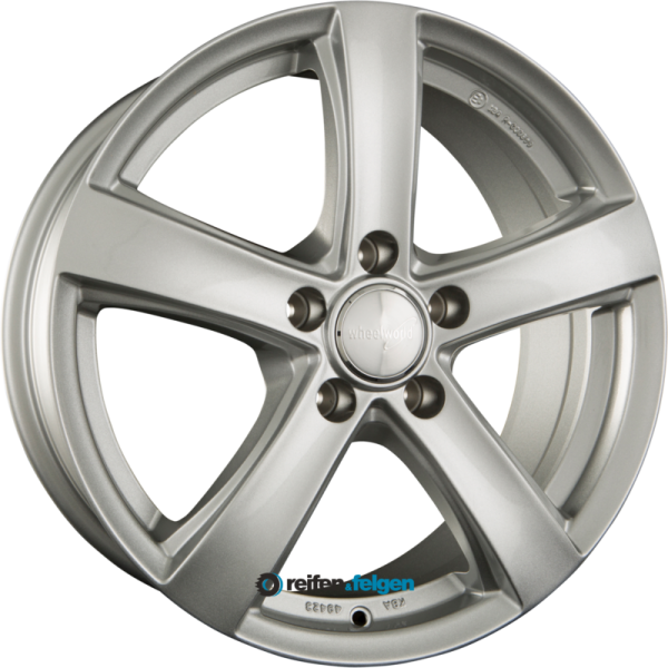 WHEELWORLD WH24 6.5x16 ET50 5x112 NB57.1 Race Silber Lackiert (RS)