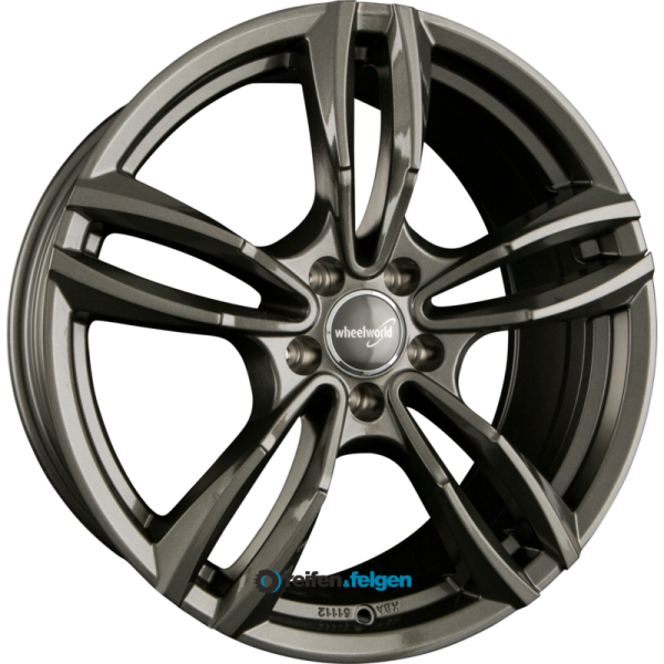 WHEELWORLD WH29 8.5x19 ET35 5x112 NB66.6 Dark Gunmetal Glänzend (DGM plus)