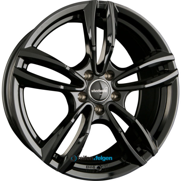 WHEELWORLD WH29 8.5x19 ET35 5x112 NB66.6 Schwarz Glanz Lackiert (SW plus)