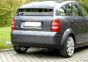 BN Pipes Audi A2 8Z Endschalldaempfer für 1,4 TDI