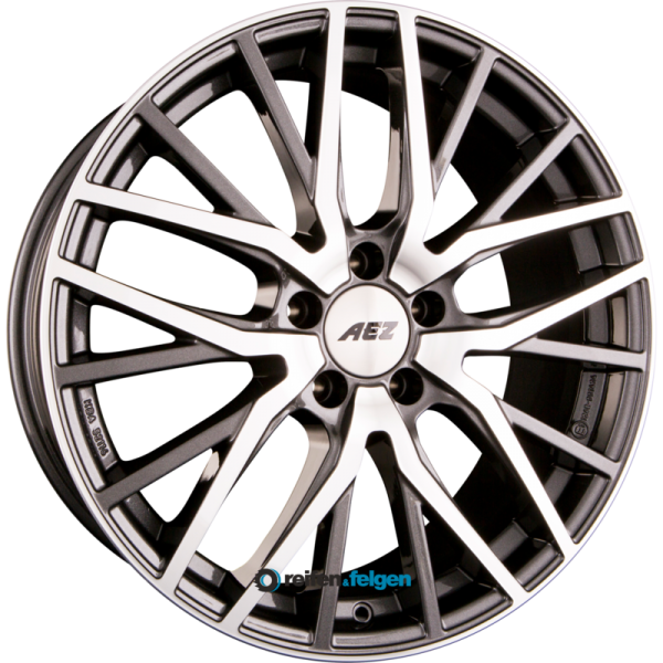 AEZ PANAMA 10x21 ET20 5x112 NB66.6 DARK - Gunmetal Polished