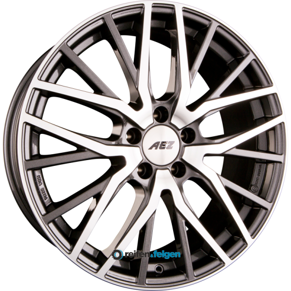 AEZ PANAMA 8.5x19 ET56 5x108 NB63.4 DARK - Gunmetal Polished