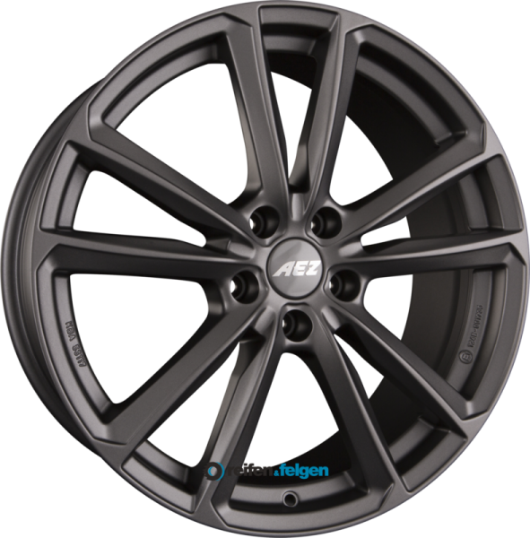 AEZ TIOGA 7.5x17 ET40 5x112 NB70.1 GRAPHITE - Graphite Matt