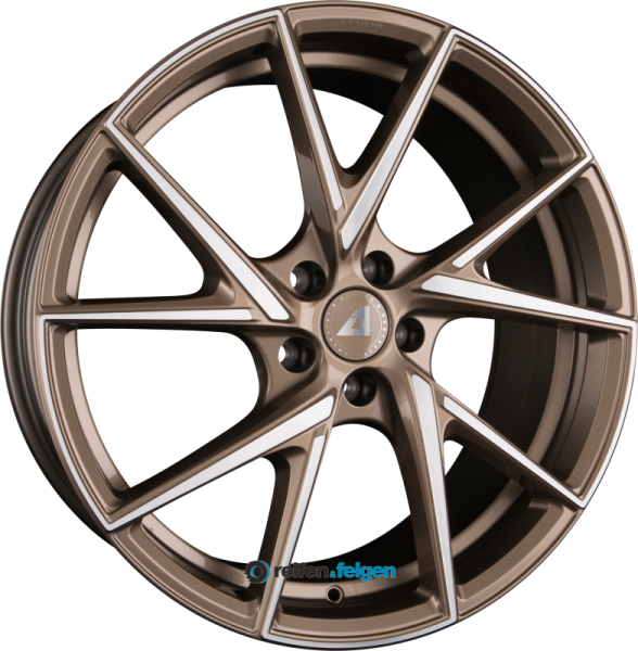 ALUTEC ADX.01 7.5x18 ET45 4x108 NB63.4 Metallic-Bronze Frontpoliert