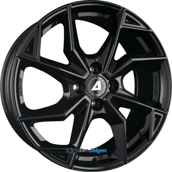 ALUTEC ADX.02 7.5x18 ET32 4x108 NB65.1 Diamant-Schwarz