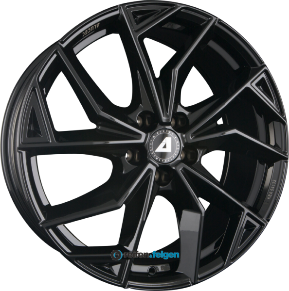 ALUTEC ADX.02 9x20 ET38 5x108 NB70.1 Diamant-Schwarz
