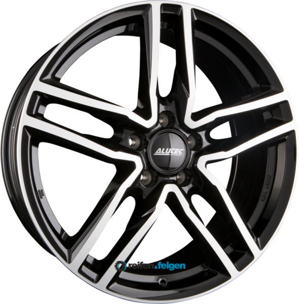 ALUTEC IKENU 8.5x20 ET40 5x112 NB66.6 Diamant Schwarz Frontpoliert