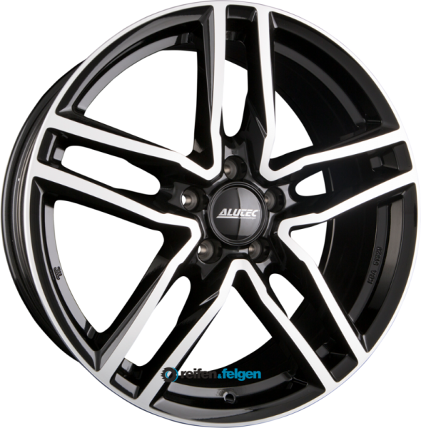 ALUTEC IKENU 9x19 ET20 5x112 NB66.6 Diamant Schwarz Frontpoliert