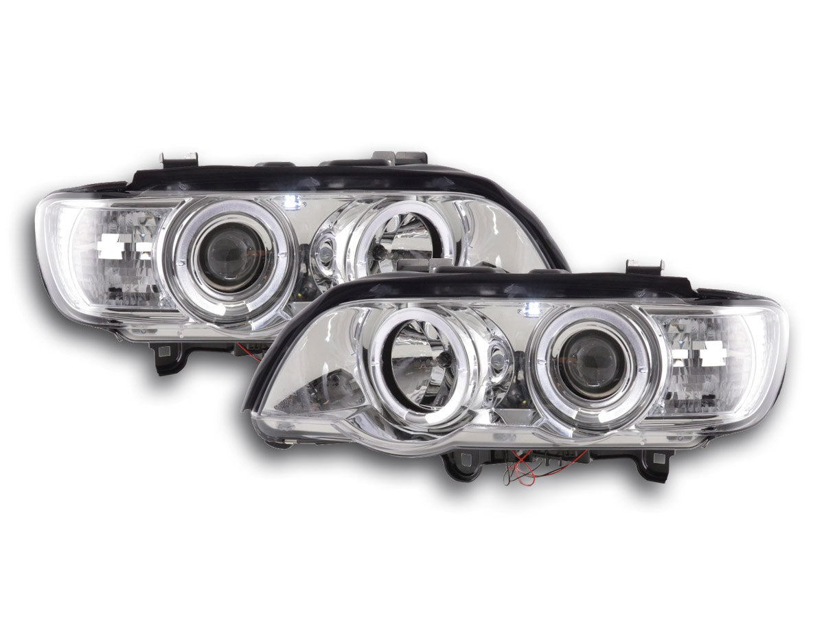 Scheinwerfer Set BMW X5 E53 Bj. 98-02 chrom
