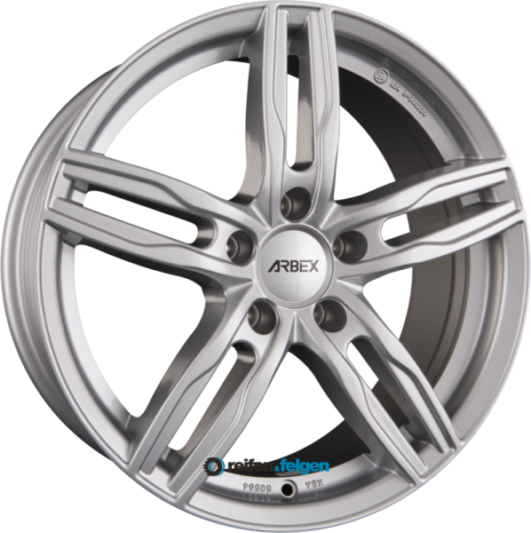 ARBEX ARBEX 1 7.5x17 ET45 5x108 NB72.6 Silver