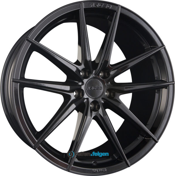 ARCEO WHEELS MONACO 8.5x19 ET38 5x112 NB73.1 Glossy Black