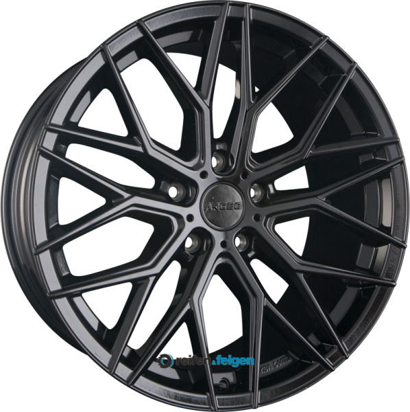 ARCEO WHEELS VALENCIA 8.5x19 ET45 5x108 NB73.1 Glossy Black