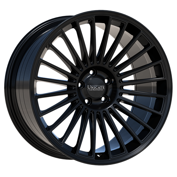 UNICATE WHEELS MULTISPOKE24 Deep Concave 10,5x20 5x120 ET45 Highgloss Black