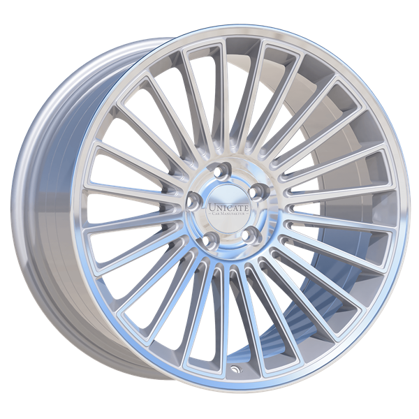 UNICATE WHEELS MULTISPOKE24 Deep Concave 10,5x20 5x112 ET47 Hyper Silber