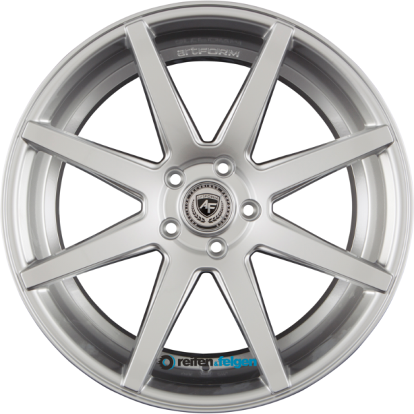 artFORM AF-302 10.5x20 ET35 5x120 NB72.6 High Gloss Silver