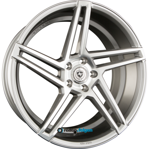 artFORM AF-601 8.5x20 ET45 5x112 NB66.6 Smoke Grey Polished