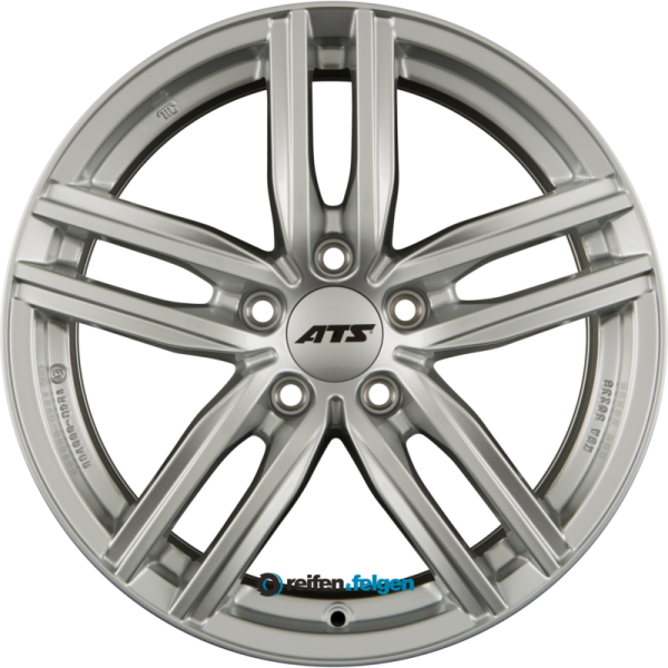 ATS ANTARES 6.5x16 ET50 5x112 NB57.1 Polar-Silber