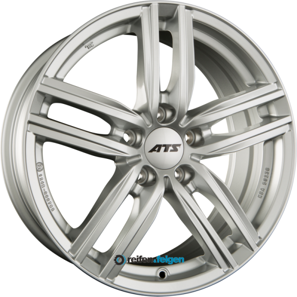 ATS ANTARES 7x17 ET50 5x108 NB63.4 Polar-Silber