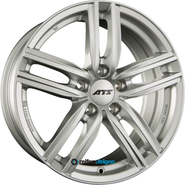 ATS ANTARES 7x17 ET50 5x114.3 NB67.1 Polar-Silber