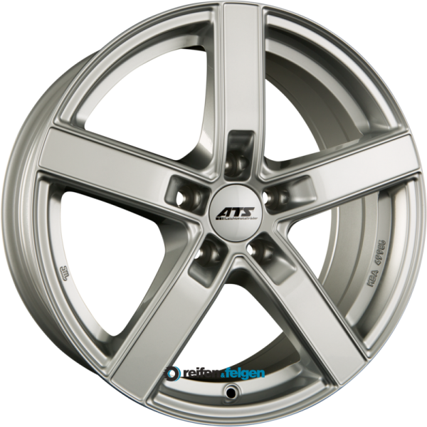 ATS EMOTION 7x16 ET50 5x108 NB63.4 Polar-Silber