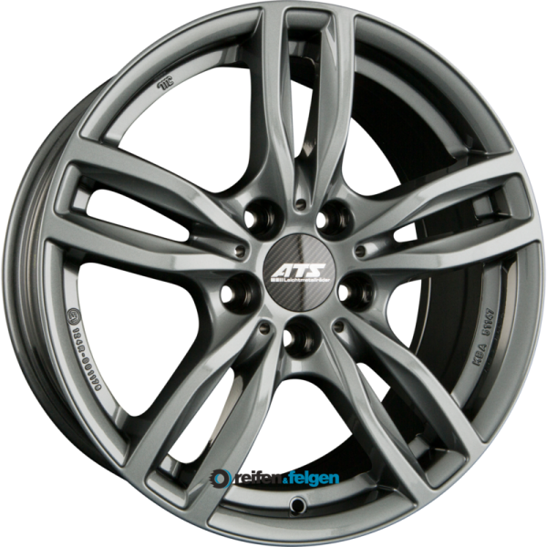 ATS EVOLUTION 7.5x17 ET52 5x112 NB66.6 Dark-Grey