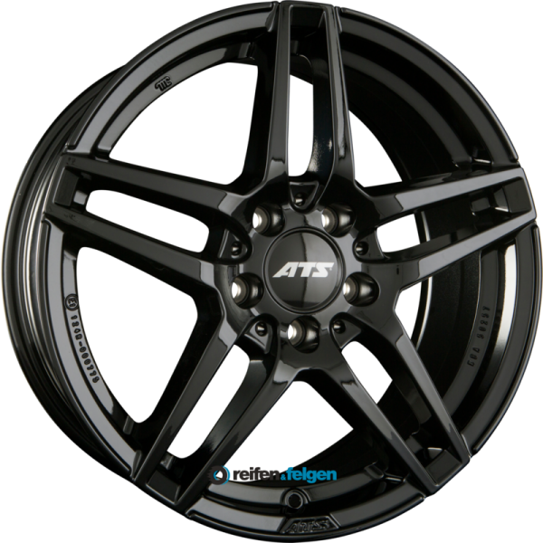 ATS MIZAR 6.5x17 ET44 5x112 NB66.6 Diamant-Schwarz