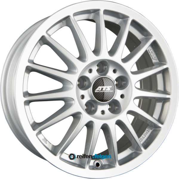 ATS STREETRALLYE 6x15 ET38 4x108 NB63.4 Polar Silber