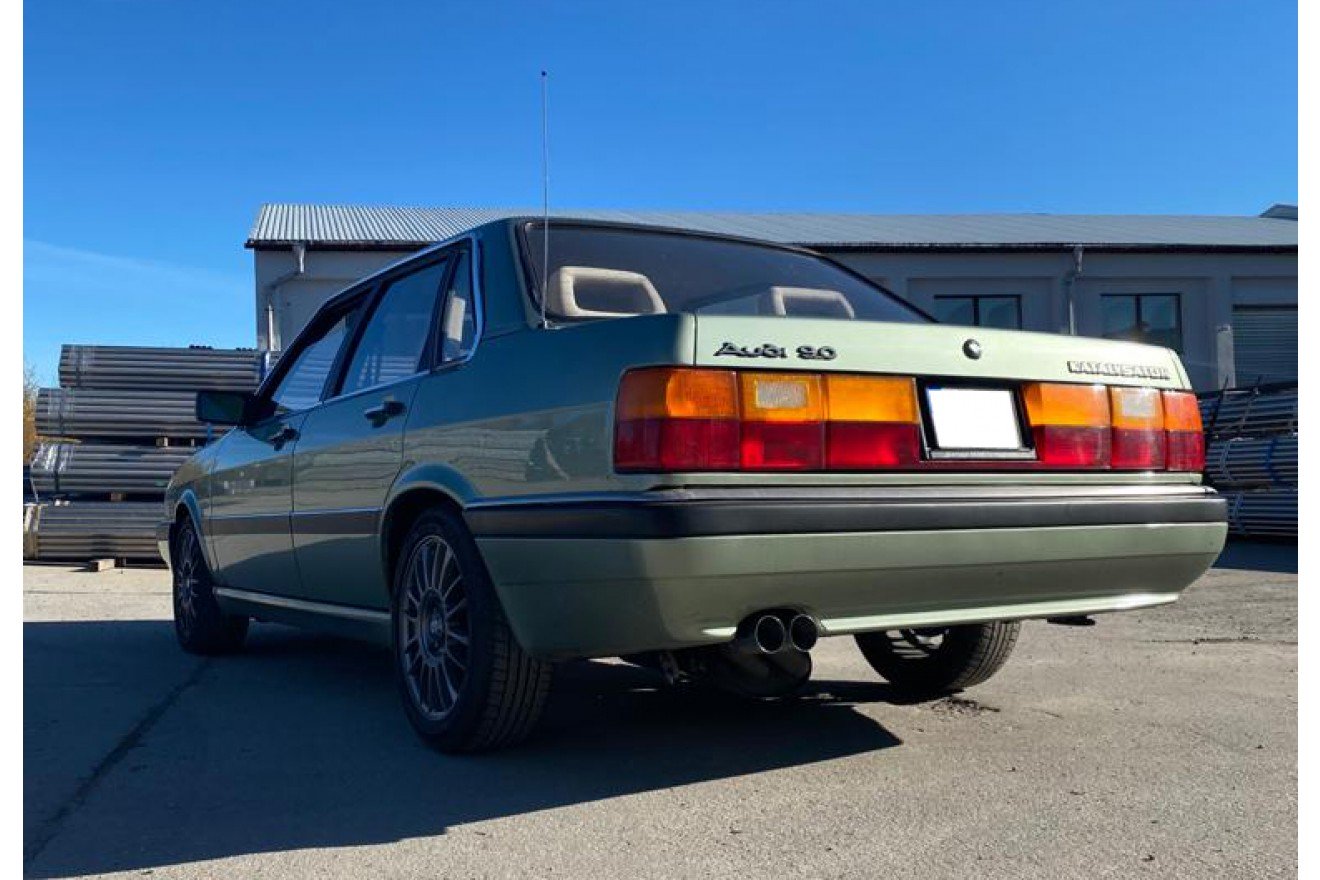 Fox Auspuff Sportauspuff Komplettanlage für Audi 80/90 1,3 1,6 1,8 1,9 2,0 2,1