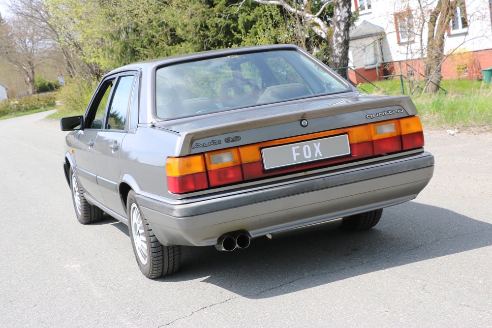 Fox Auspuff Sportauspuff für Audi 80/90 Typ 81 quattro 1.8l 66/81/82kW